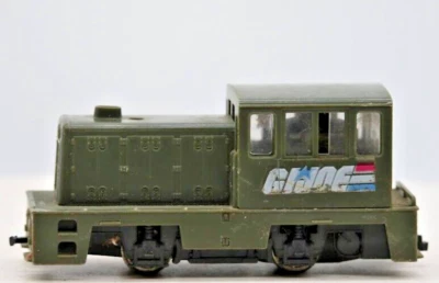 TYCO GI Joe Train HO Scale Used & Runs 1:87 Gauge ARMY GREEN MILITARY - Image 1 of 4