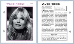 Valerie Perrine - 1980's Atlas Editions Movie Star Card - Picture 1 of 1