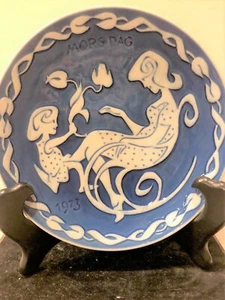Vintage Royal Copenhagen 1973 Mors Dag Mothers Day Porzellan Sammlerplatte 6" - Bild 1 von 6
