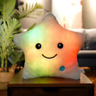 LED Luminous Light Up Pillow Smile Star Throw Pillows Glow Plush Waist Cushion U
