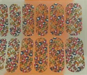 Jamberry Nail Wrap Cinderella Mice "Enchanted Evening" Clear Full Sheet - Picture 1 of 2