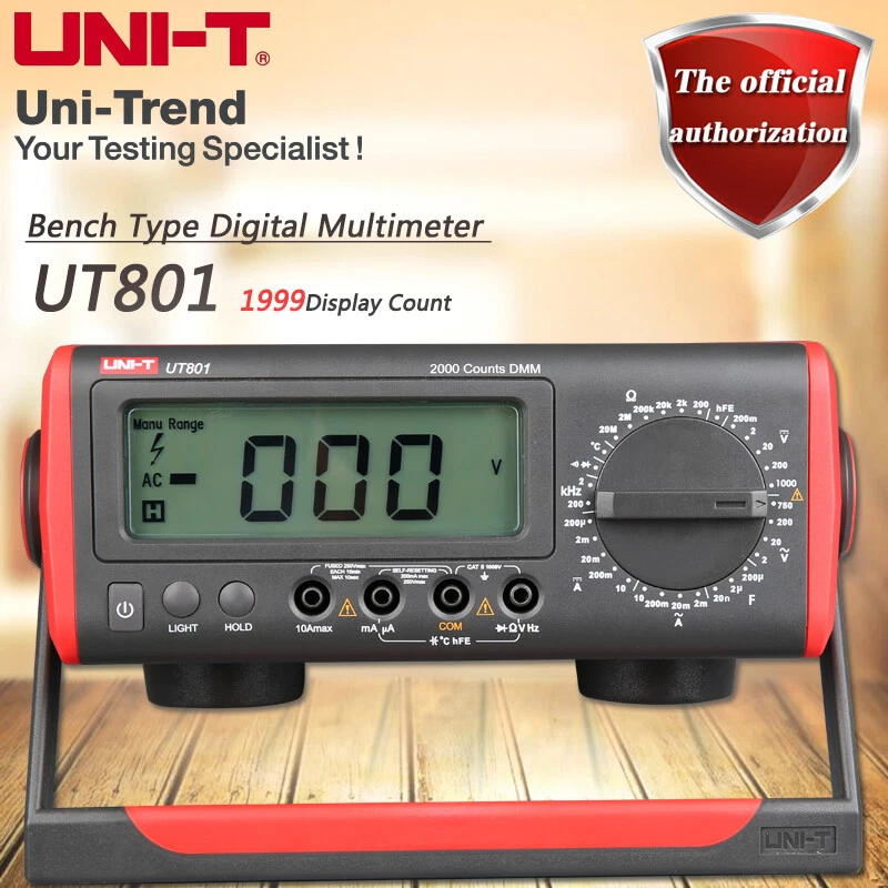 Uni-T Tischmultimeter UT801 (Digital Bench Multimeter) richtige CE Qualität ！ - Bild 1 von 4