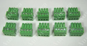 (10) 4 broches / pôles - 3,5 mm - connecteur enfichable - bornier - fiche Phoenix - Photo 1/7