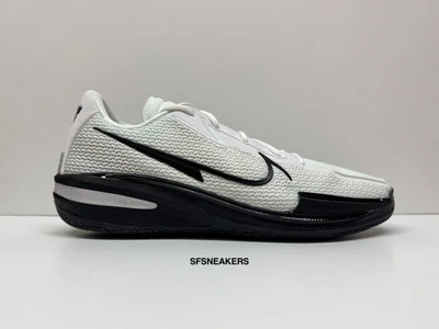 NIKE AIR ZOOM GT CUT TB ‘WHITE BLACK’ (SZ 18) DM5039-100 BASKETBALL SHOES - Image 1 of 4