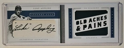 2016 Panini National Treasures Legends LUKE APPLING Auto/Jersey Booklet #d /5 - Image 1 of 2