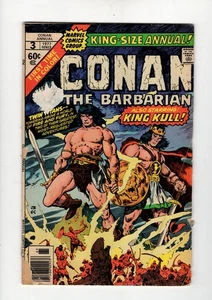 Conan Annual #3 (Marvel Comics January 1977) Comic Book Poor - Picture 1 of 2