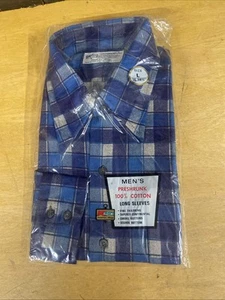 Nuevo de Lote Antiguo Para Hombres Kmart Deadstock Camisa de Franela Manga Larga L Retro Grial Hipster - Imagen 1 de 8