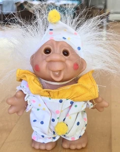 TROLL Payaso Lunares Por DAM 5" Muñeca Payaso Vintage - Imagen 1 de 6