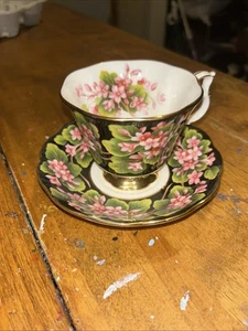Vintage 1975 Royal Albert MAYFLOWER England Bone China Teetasse & Untertasse Set - Bild 1 von 5