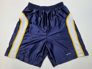 Pantaloncini da basket vintage Oakley Dazzle blu oro bianco sensazione liscia XL fitness - Foto 1 di 5