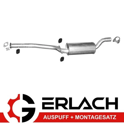 Silencieux central pour Ford Focus C-Max 2.0 TDCi Volvo S40 V50 2.0 TDI 1482 - Photo 1/2