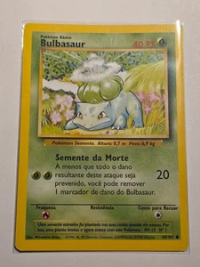 Bulbasaur (BS 44)●BASE SET●1999●PORTUGUESE●COMMON●POKEMON●NM(-)●C1021 - Picture 1 of 2