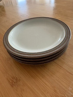 Denby Greystone - 4 x 6 1/4" Side / Tea Plates - Image 1 of 3