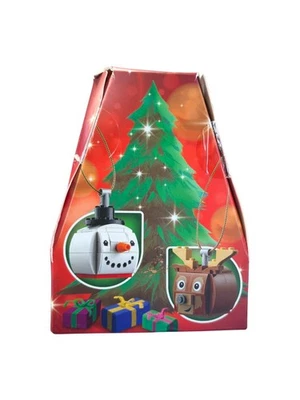 New LEGO 854050 Christmas Reindeer and Snowman Duo Ornaments Sealed  - Image 1 of 4