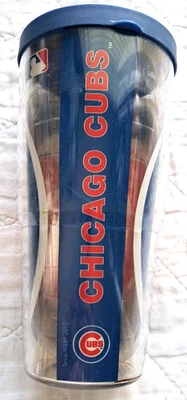 Стакан Tervis 24 унции с крышкой Chicago Cubs MLB горячие или холодные напитки - Изображение 1 из 4