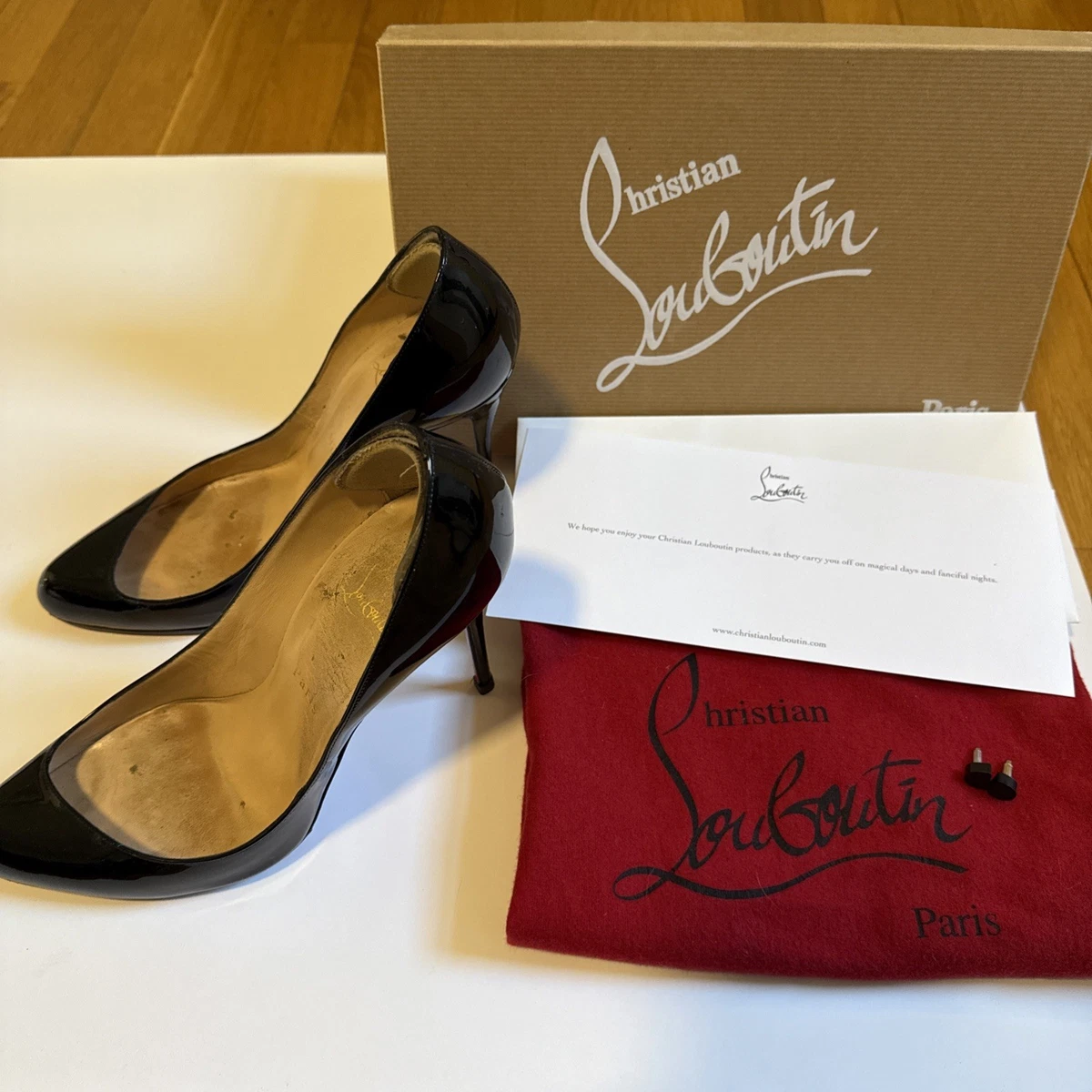 Christian Louboutin 40 Black for sale - eBay