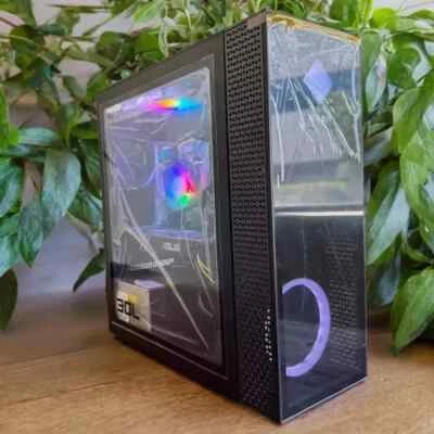 Custom Gaming PC RGB i7 UP 32GB RAM 512GB SSD 1TB HDD RTX3050 6GB WiFI 6 Win11 - Image 1 of 4