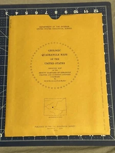 Geologic Map of the Mount Harvard Quadrangle by Brock & Barker (1972) - Imagen 1 de 1