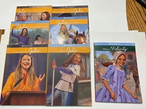 American Girl Julie Softcover Buch Set Bücher 1-6 plus Meet Felicity EUC - Bild 1 von 15