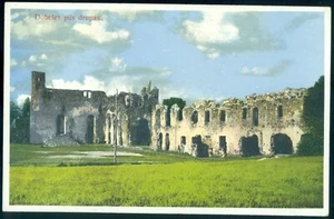 Latvia Dobele Castle Ruins JAK №2 Tinted View 1920s-1930s - Picture 1 of 2