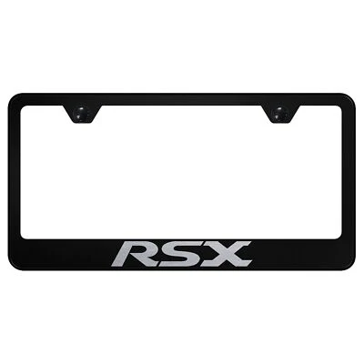 Marco de matrícula de acero inoxidable con logotipo grabado láser Acura RSX Foto 1 de 3