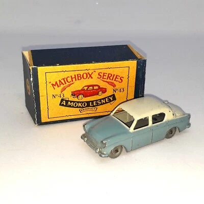 Matchbox Lesney 43 Hillman Minx Original Model with Replacement Box - Image 1 of 4