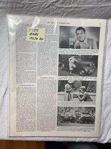 8 de mayo de 1937 REVISTA POST EL SÁBADO NOCHE - Anuncio impreso de Babe Ruth - - Imagen 1 de 2