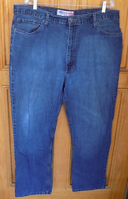 Levi's Denizen 285 Relaxed Fit Mens Size 42/30 Blue Jeans - Image 1 of 3