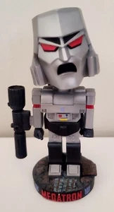 Megatron Transformers G1 Head Knockers Bobble Head NECA 2002 Hasbro used - Picture 1 of 4