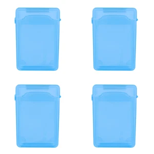3.5 Inch IDE SATA HDD Hard Drive Disk Storage Box Plastic HDD Caddy Case(Blue) - Picture 1 of 12