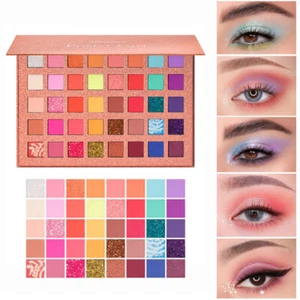 40-Color Eyeshadow Palette - Matte & Shimmer Waterproof & Highly Pigmented - Picture 1 of 5