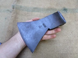"WERCO" LARGE VINTAGE GERMAN ANTIQUE AXE HEAD VINTAGE SPLITTING HATCHET LOGGING - Picture 1 of 12