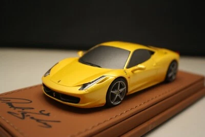 1/43 MR Ferrari 458 Italia Tristrato Yellow Frankfurt show 2009 BBR D&G AMR - Image 1 of 4