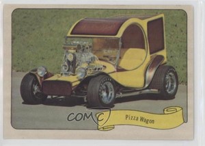 1974 Fleer Kustom Cars Stickers Pizza Wagon 0b6