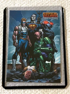 Tarjetas coleccionables Cryptozoic/DC Super-Villians 2015 promoción #P1 casi nuevas - Imagen 1 de 2