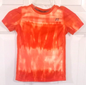 Russell Boys Athletic Active T-Shirt - Dri-power - Orange - S (6-7) - NWT - Picture 1 of 4