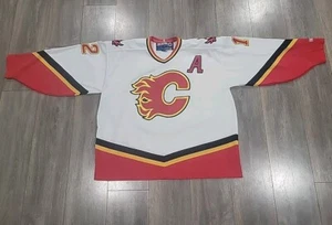 VINTAGE AUTHENTIC JAROME IGINLA CALGARY FLAMES HOCKEY JERSEY XXL CCM KOHO - Picture 1 of 14