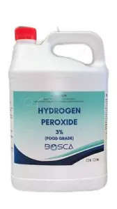 Hydrogen Peroxide 3% H2O2 FOOD GRADE - 4L Oz Seller Fast postage!! - Picture 1 of 3