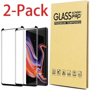 Clear Tempered Glass Screen Protector Case Friendly For Samsung Galaxy Note 9 - Picture 1 of 13