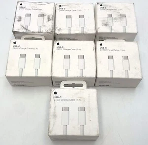 Apple USB-C 240W 2m Charge Cable - A2794 - MU2G3AM/A Pack of 7 - Photo 1 sur 5