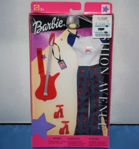 Mattel Barbie Fashion Avenue Rockstar Outfit Accessories Clothes Set #56650 ~ G2 - Picture 1 of 5