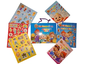 Pack de actividades CoComelon con 3 libros y 100+ pegatinas para colorear HORAS DE DIVERSIÓN - Imagen 1 de 3