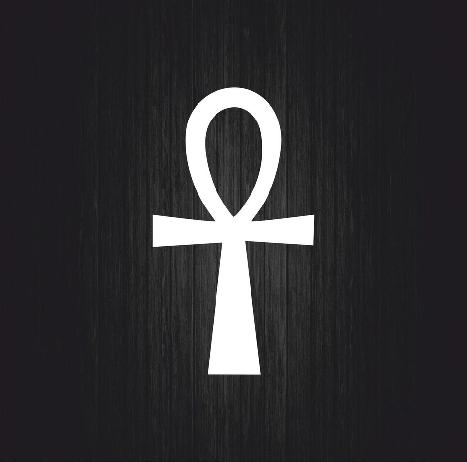 Pegatina Antigua Egipcia Ankh Blanca Foto 1 de 1