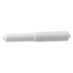 White Toilet Paper Holder Roller Plastic Spindle Replacement Rod Toilet - Picture 1 of 12