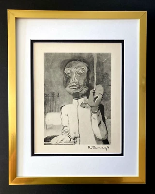 RUFINO TAMAYO 1947 HERMOSA IMPRESIÓN FIRMADA MATE 11 X 14 + LISTA $695 Foto 1 de 4