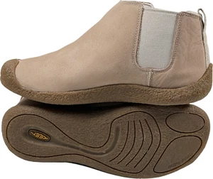 Keen Mosey Chelsea Leather Boots - NEW Womens 9 Safari / Birch - #46190-TOP2 - Picture 1 of 6