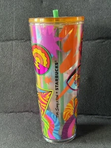 Starbucks Pride 2023 Tim Singleton Tumbler Travel Cold Cup 24oz Collectors Edit. - Picture 1 of 21
