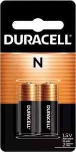 DURACELL, Paquete de 2 unidades, Batería alcalina N 1,5 voltios de larga duración - Imagen 1 de 2