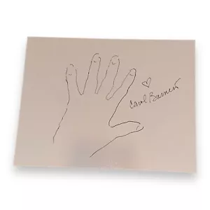 Carol Burnett signed Autogramm 8,5x11 Hand Tracing! Legendärer TV Bob Mackie Star - Bild 1 von 2