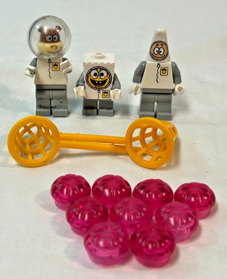 Lego 3831 Minifigures-Spongebob Squarepants, Patrick, Sandy Cheeks, jelly fish - Image 1 of 4